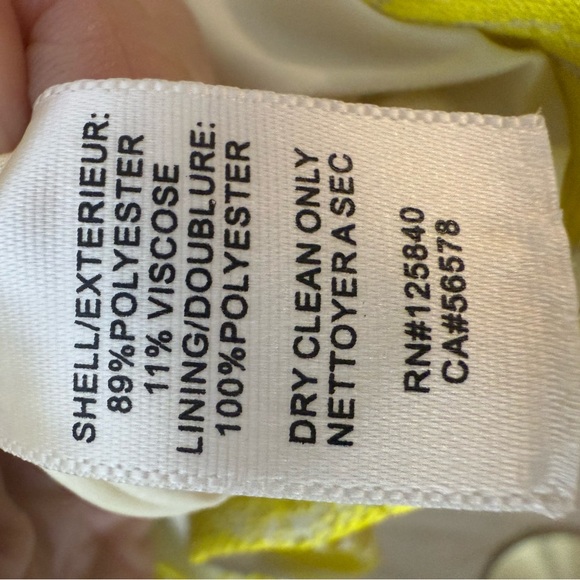 INTERMIX Yellow Clarke Jacquard Shift Dress - Picture 11 of 11